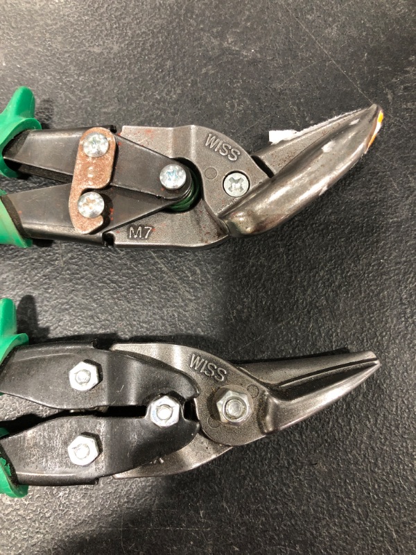 Photo 3 of Crescent WISS Aviation Tin Snips, Lot of 2,  USED CONDITION.