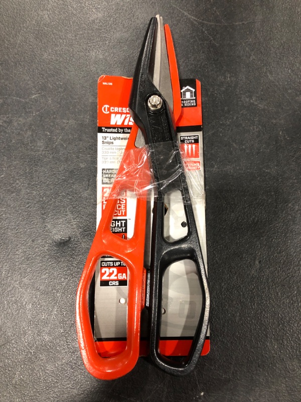 Photo 2 of Crescent Wiss 12" Lightweight Aluminum Tinner Snips - WAL13S, multi, one size
