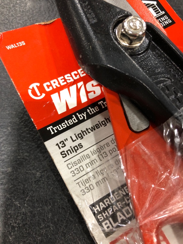 Photo 3 of Crescent Wiss 12" Lightweight Aluminum Tinner Snips - WAL13S, multi, one size
