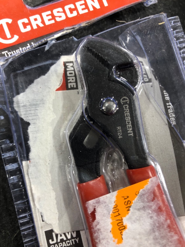 Photo 3 of Crescent 4-1/2" Mini V-Jaw Dipped Handle Tongue and Groove Pliers - RT24CVS-05
LOT OF 2. NEW