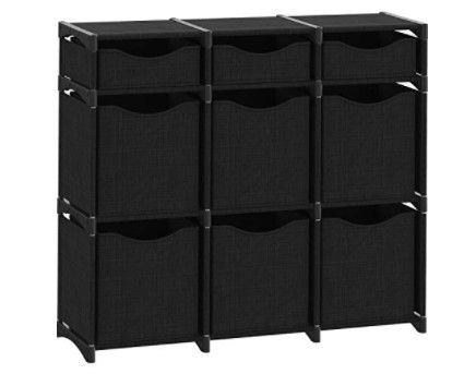 Photo 1 of 3 tier storage cube organizer with 9 cubes