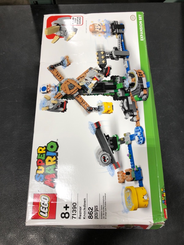 Photo 2 of LEGO Super Mario Reznor Knockdown Expansion Set 71390 Building Kit; Collectible Toy Playset for Kids; New 2021 (862 Pieces)
