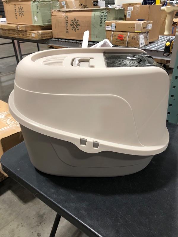 Photo 2 of Amazon Basics Hooded Cat Litter Box.