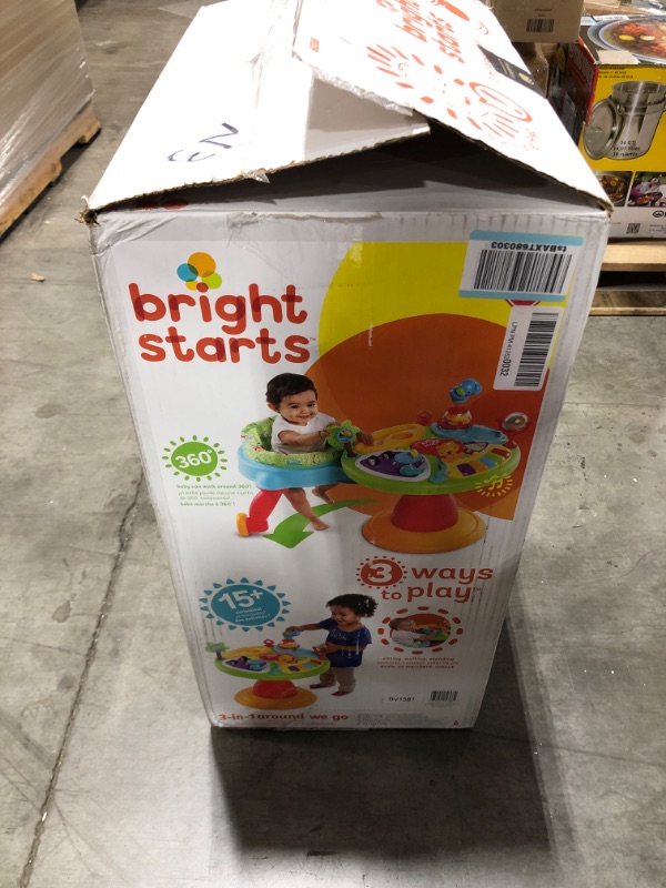 Photo 4 of Bright Starts 3-in-1 Around We Go Activity Center & Table Ages 6 months Plus
