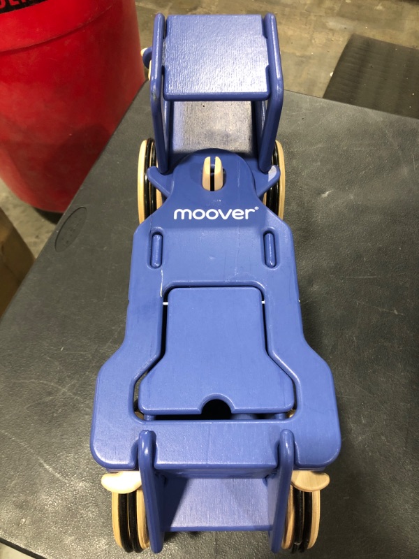 Photo 3 of Moover® Wooden Dump Truck in Blue, Toy
