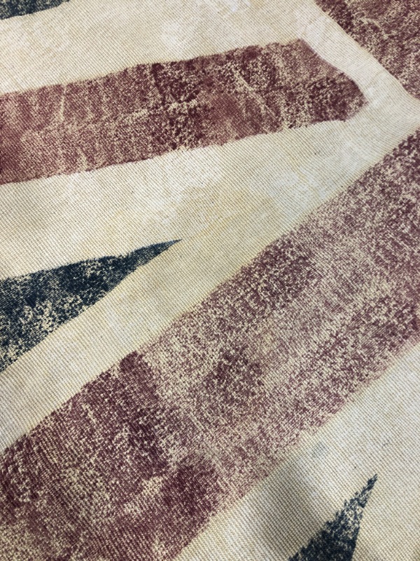 Photo 3 of British Flag Area Rug, 8' x 10'. USED CONDITION.