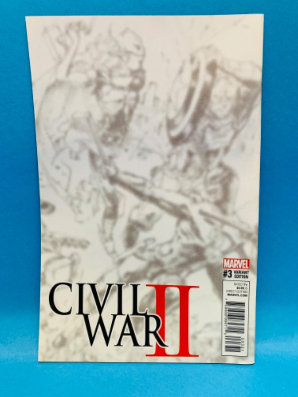 Photo 2 of 776104…civil war II comic 3 connecting sketch variant cover 