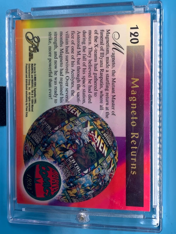 Photo 2 of 776135…Flair Megento Returns card 120 in hard plastic case 