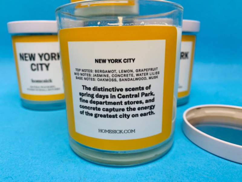 Photo 2 of 776291…  4 New York  City natural wax blend candles 