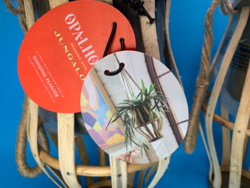 Photo 1 of 776299… 2 jungalo hanging planters 