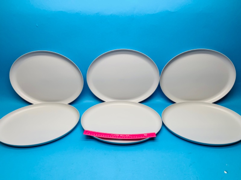 Photo 2 of 776763… 6 plastic oval serving trays 15 x 12 “