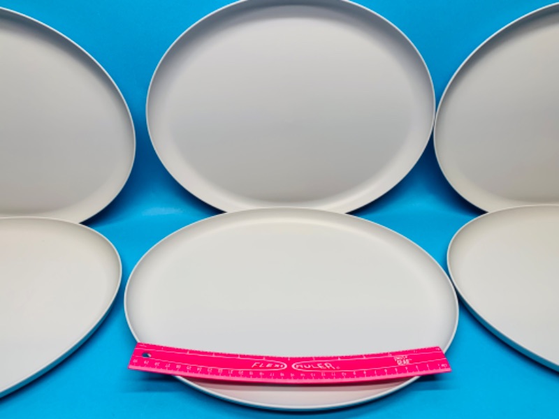 Photo 1 of 776765…6 plastic oval serving trays 15 x 12 “