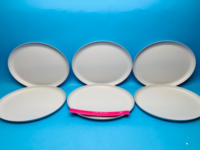 Photo 1 of 776765…6 plastic oval serving trays 15 x 12 “