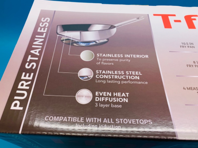 Photo 3 of 776915…T-Fal 14 piece stainless steel performa  cookware set