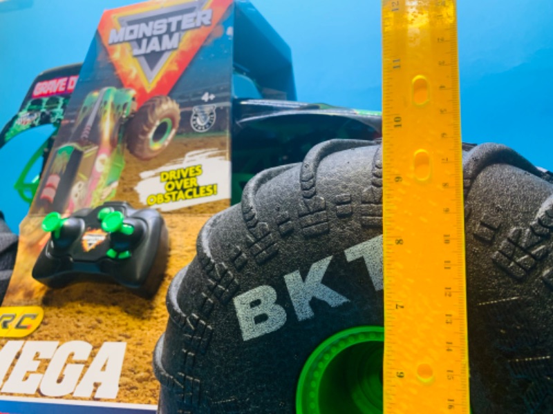 Photo 1 of 777030…monster jam mega size 1.6 scale Grave Digger  all terrain remote control  monster truck with lights 