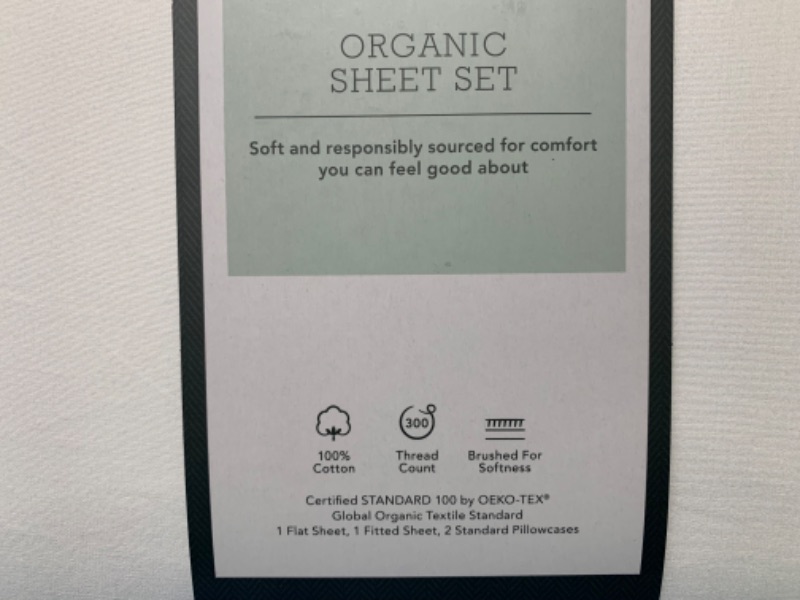 Photo 3 of 777073…size queen organic sheet set 