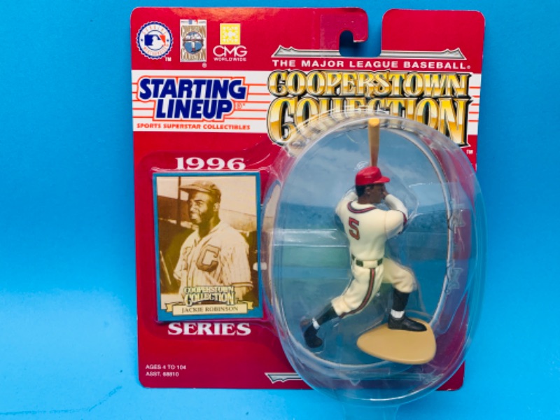 Photo 1 of 777220…starting line up Jackie Robinson Cooperstown collection figure
