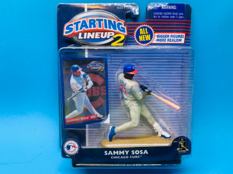 Photo 1 of 777221…starting line up 2 Sammy Sosa figure