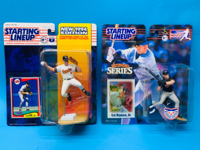 Photo 1 of 777224… 2 starting lineup cal Ripken Jr. figures