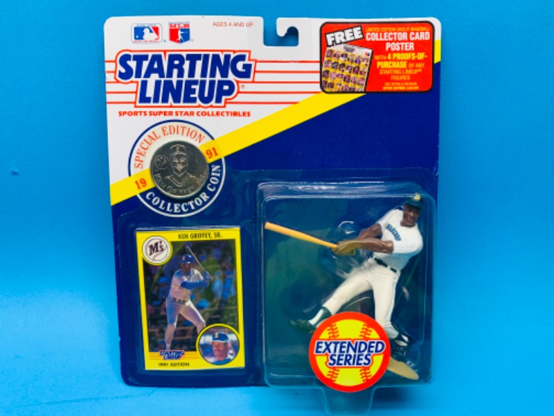 Photo 1 of 777226…starting line up Ken Griffey Sr. figure with collector coin included