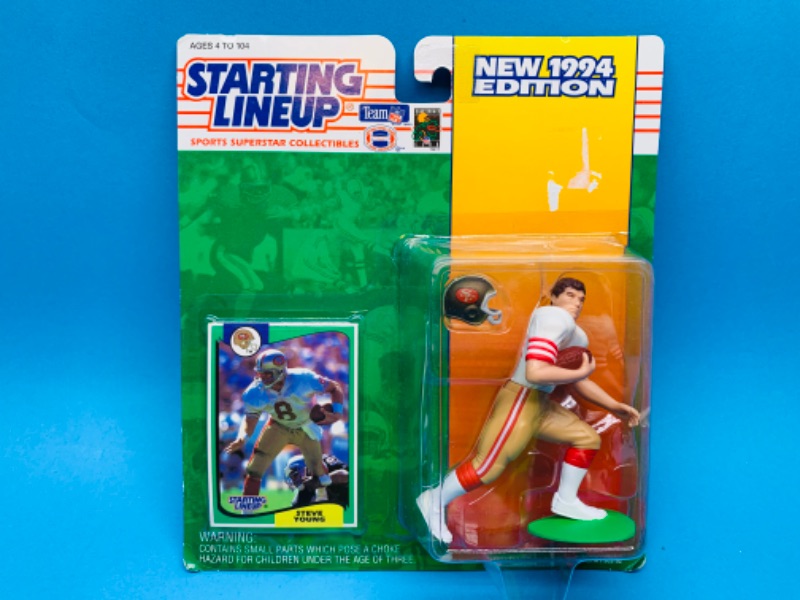 Photo 1 of 777231… starting lineup Steve Young 1994 figure