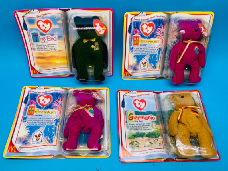 Photo 1 of 777239…4 vintage TY McDonald’s beanie babies 