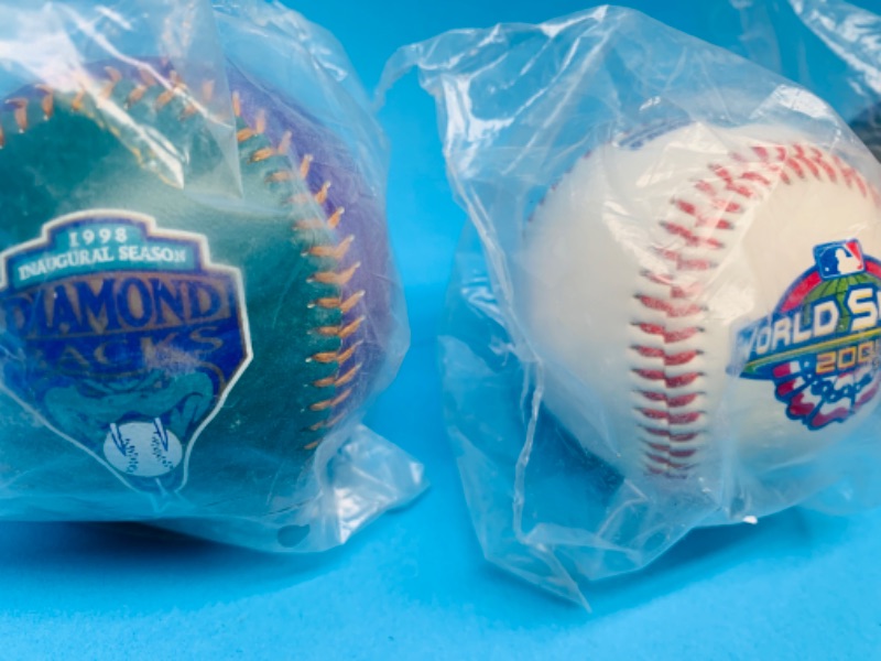 Photo 2 of 777242…3 sealed vintage diamondbacks McDonald’s baseball championship balls 