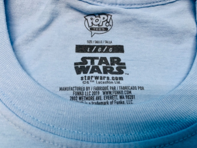 Photo 3 of 777244… pop tees Star Wars size large t-shirt in bag