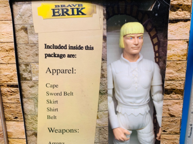 Photo 4 of 777249…vintage Brave Erik Viking figure with coa Marx Mint collectible toy