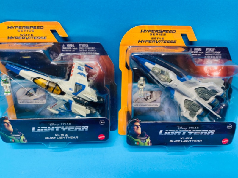 Photo 2 of 777333…5 Disney lightyear hyperspeed series plane toys 