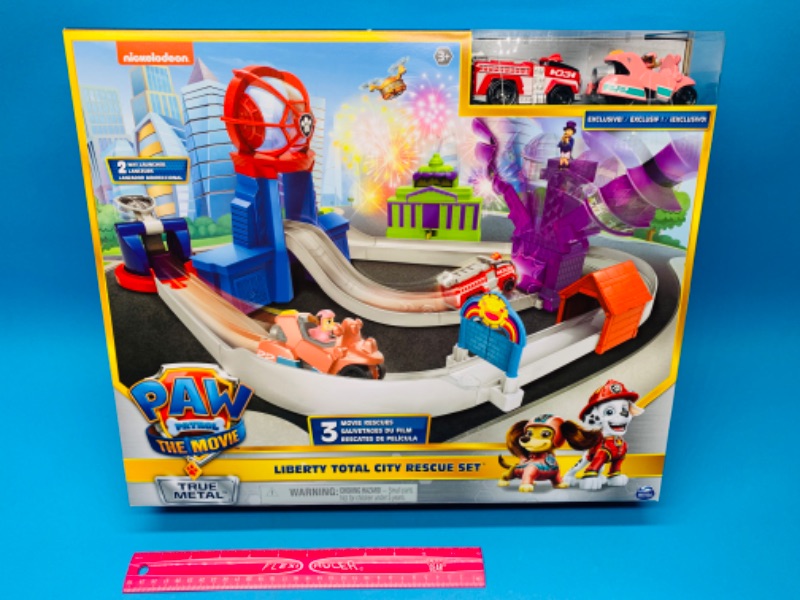 Photo 1 of 777334…paw patrol true metal liberty total city rescue set 