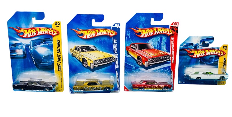 Photo 1 of 777394…4  hot wheels die cast Lincoln cars 