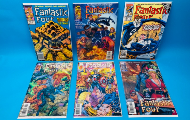 Photo 1 of 777398…6 fantastic four comics in plastic sleeves 