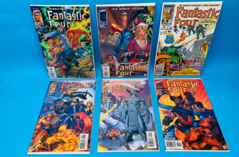 Photo 1 of 777399…6 fantastic four  comics in plastic sleeves 