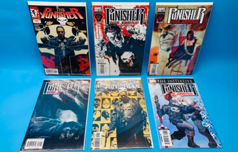 Photo 1 of 777402…  6 punisher comics in plastic sleeves 