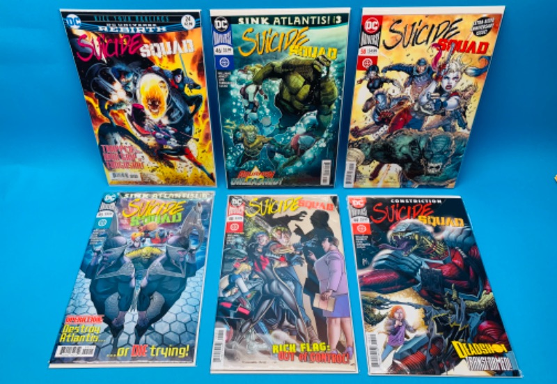 Photo 1 of 777407…6 suicide squad comics in plastic sleeves 