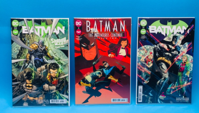 Photo 1 of 777423…3 Batman comics in plastic sleeves 