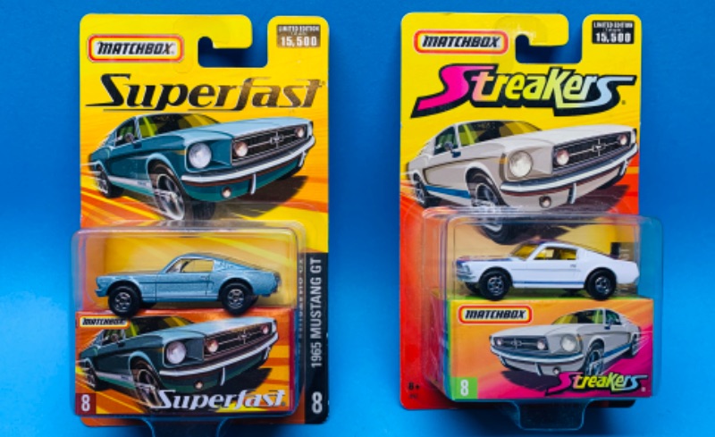 Photo 1 of 777447…2  matchbox superfast die cast mustang GT cars with boxes