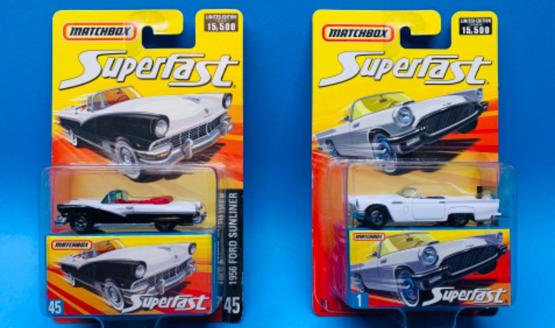 Photo 1 of 777451…2 matchbox superfast die cast Ford convertible cars