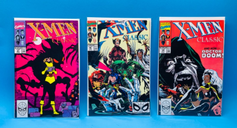 Photo 1 of 777489…3 vintage X-men classic comics in plastic sleeves 