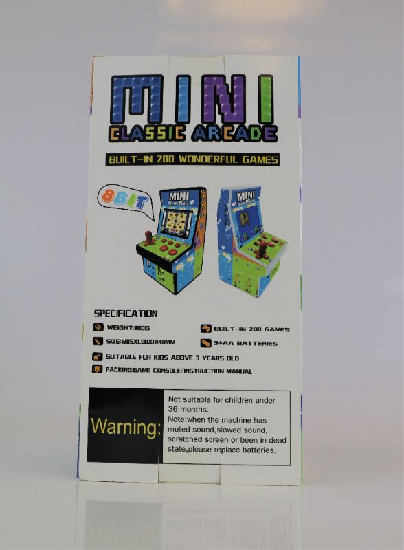 Photo 3 of MINI ARCADE REMINISCENT GAMES FROM THE 80S CONTAINS 200 GAMES FOR HOURS OF FUN 3 AA BATTERIES ARE REQUIRED NOT INCLUDED NEW $25.99