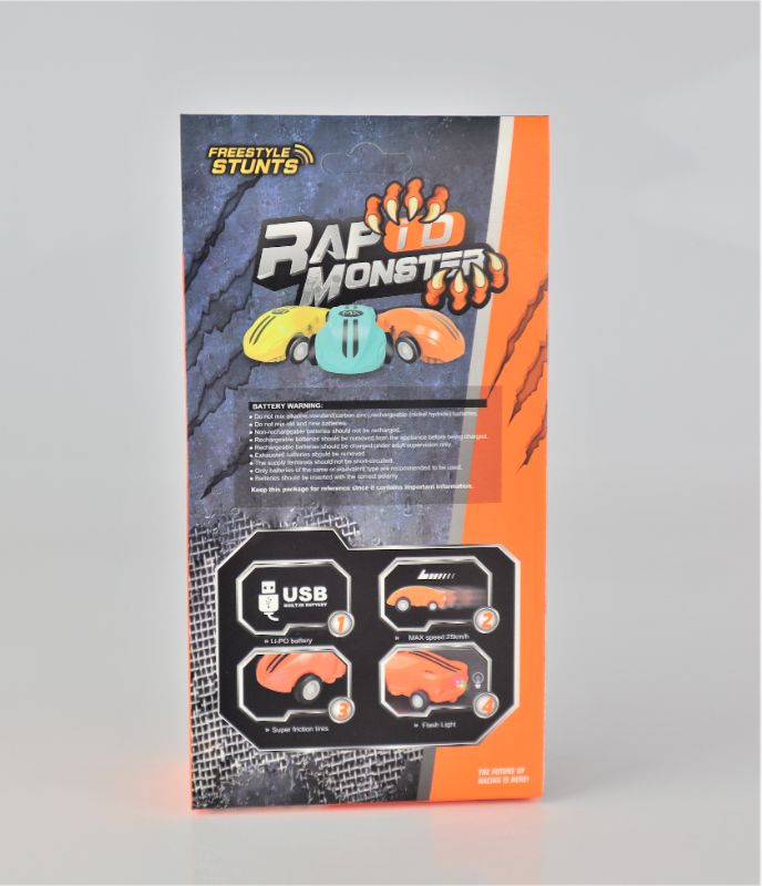 Photo 1 of BLUE RAPID MONSTER 2 GEAR CHANGE 360 ROTATION 1 TRANSPARENT BALL 1 KEY LANYARD CHARGE TIME 15 MINUTES USB CHARGING SIZE 4.6CM NEW $6.99