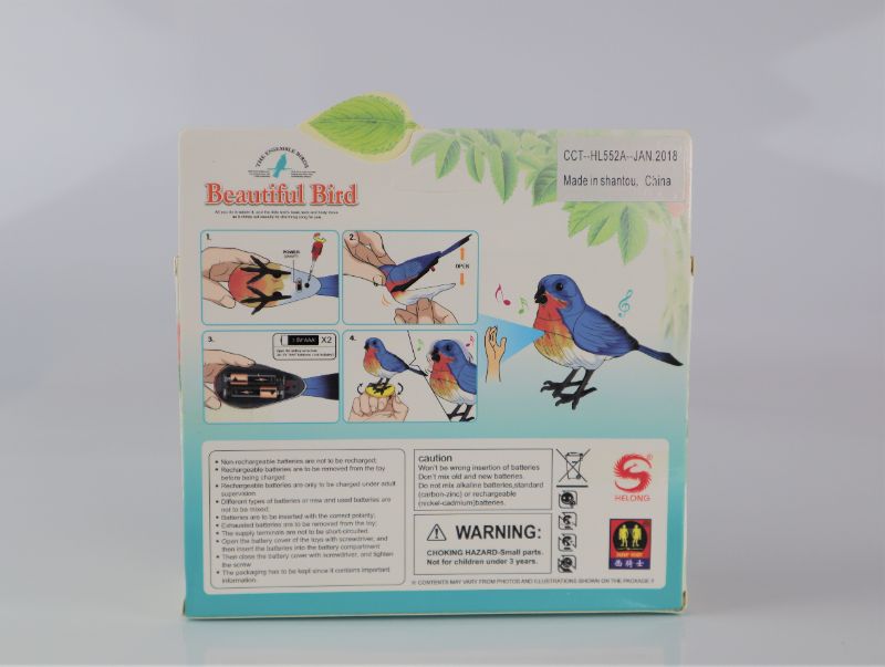 Photo 5 of SCARLET TANAGER ENSEMBLE BIRD BEAK NECK AND BODY MOVE AS BIRD CHIRPS SONG CAN USE RECHARGEABLE BATTERIES  $17.99