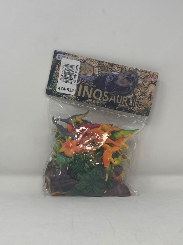 Photo 5 of  MINIATURE DINOSAUR BUNDLE SET COMES WITH 36 SMALL DINOSAUR TOYS A PLACEMAT AND 10 TOY PROPS STIMULATE HOURS OF IMAGINATION AND FUN  NEW IN BOX $37.99

