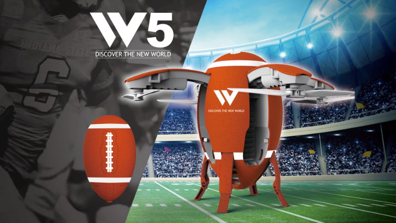 Photo 1 of TOUCHDOWN FOOTBALL DRONE 3 SPEEDS 6 AXIS APP CONTROL OVER WIFI DISTANCE IS ABOUT 20 METERS NEW  $45.99