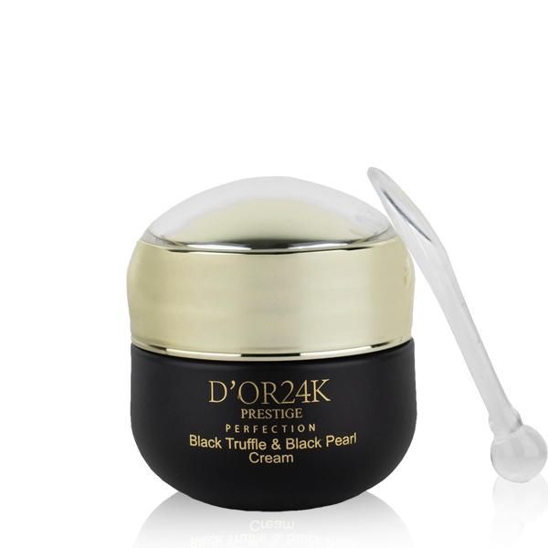 Photo 3 of PERFECTION COLLECTION BLACK TRUFFLE AND BLACK PEARL CREAM MASK AND SERUM WITH THE RESTORATIVE BENEFITS OF BLACK PEARL POWDER INCLUDE ESSENTIAL FATTY ACIDS VITAMINS A C AND D AND ANTIOXIDANTS TO PREVENT CELLULAR DAMAGE TO RESTORE A NATURAL GLOW NEW IN BOX
