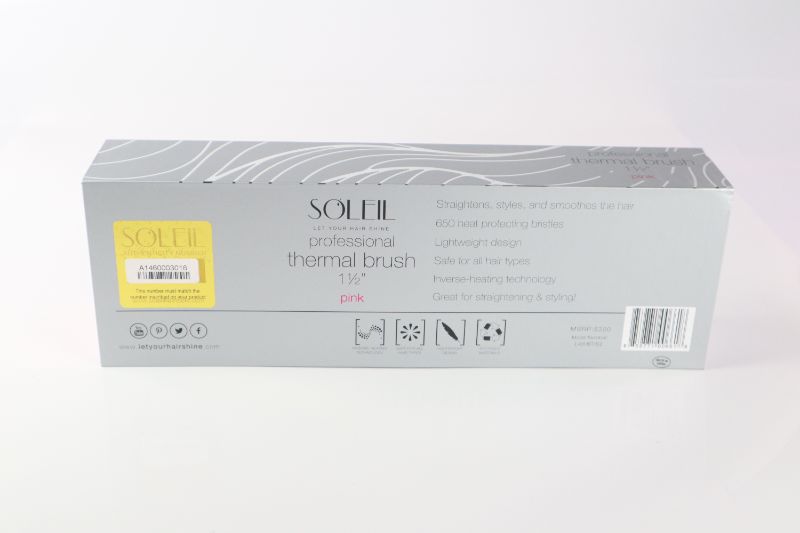 Photo 4 of THERMAL BRUSH HEAT RESISTANT BRISTLES POSITIVE ION TECHNOLOGY RAPID HEAT TIME SMOOTH GLIDE ON HAIR 360 DEGREE SWIVEL NEW IN BOX
$350