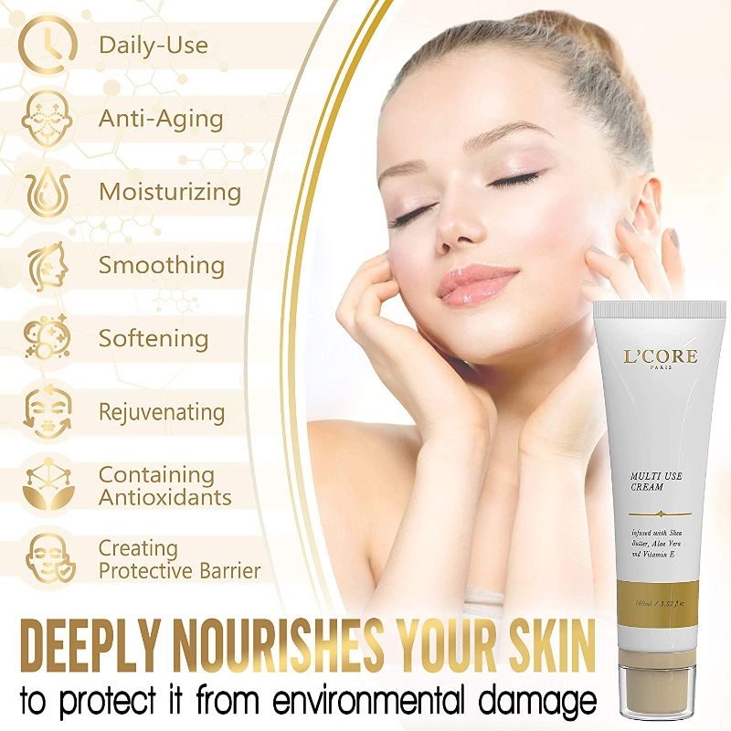Photo 2 of MULTI USE CREAM RELIEVES AILMENTS LOCKS IN MOISTURE WORKS AGAINST AGEING REJUVENATE TIERED CELLS PRODUCTS ORGANIC SUITABLE FOR AL SKIN TYPES NEW $89