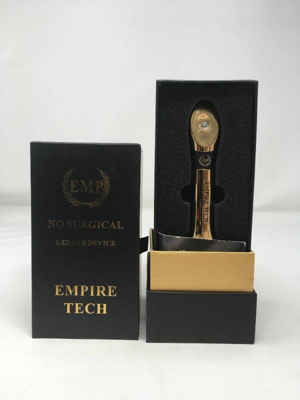 Photo 1 of EMPIRE TECH LED EYE DEVICE GALVANIC ION VIBRATION MASSAGER FOR YOUNGER LOOKING SKIN REGENERATION PROMOTING COLLAGEN PRODUCTION FOR WRINKLE CARE WHITENING AND LIFTING TOTAL SKIN CARE SOLUTION FOR HOME NEW IN BOX $995
