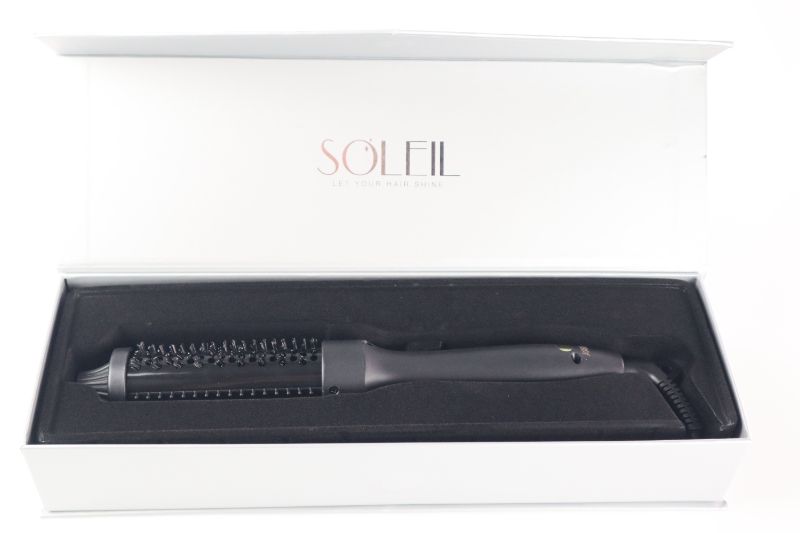 Photo 3 of THERMAL BRUSH HEAT RESISTANT BRISTLES POSITIVE ION TECHNOLOGY RAPID HEAT TIME SMOOTH GLIDE ON HAIR 360 DEGREE SWIVEL NEW IN BOX $350

